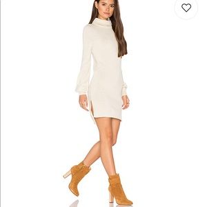 Boho Knit - REVOLVE - AYNI Sweater Dress - Ivory